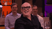 Rene Van Der Gijp Laughing GIF by Vandaag Inside