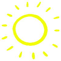 brunacelegato summer sun night day Sticker