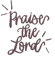 Praise The Lord Jesus Sticker