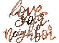 Kbautistaart love black lives matter beige neighbor Sticker