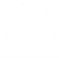 Winter Camping Sticker