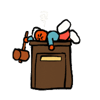 angry judge Sticker by Andrew Onorato