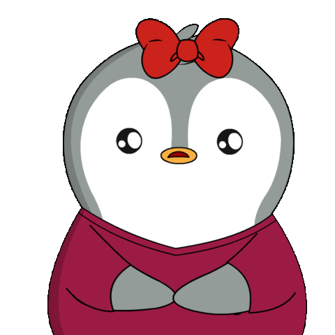 Go Away No Sticker by Pudgy Penguins