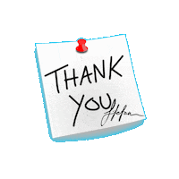 Thankyou Sticker by Stefan Fashion