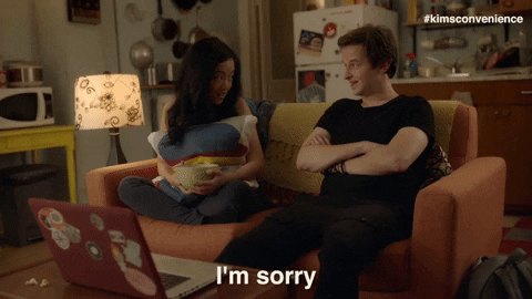sorry archie andrews GIF by Kim's Convenience