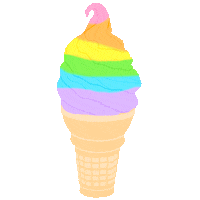 Ice Cream Summer Sticker by Tom Windeknecht