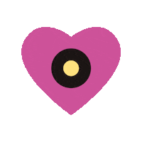 Heart Lp Sticker by arteevinil