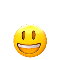 Happy Grin Sticker by Demic