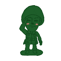 Toy Story Army Sticker by JELLYBEAR PLANET.