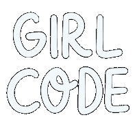 Girl Code Illustration Sticker