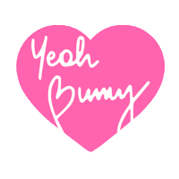 heart love Sticker by Yeah Bunny