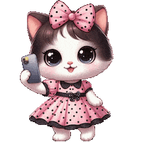 Selfie Gata Sticker