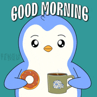 Good Morning GIF by Pudgy Penguins