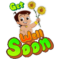 Prayingforyou Feelbettersoon Sticker by Chhota Bheem