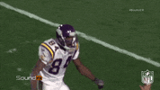 Flexing Minnesota Vikings GIF by NFL