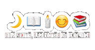 Boa Noite Emoji Sticker by Atelier das Arteiras