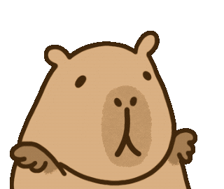 kapi_capybara giphyupload no oh capybara Sticker