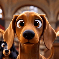 Dachshund Love GIF