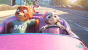 Driving Fast Locked In GIF by Walt Disney Animation Studios
