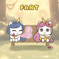 Awkward Fart GIF by Brave Unicorn