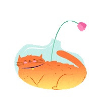 Cat Sticker by ank_illustrates