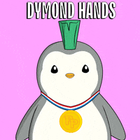 Diamond Hands GIF by Pudgy Penguins