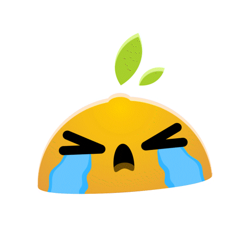 LayerLemonade giphyupload sad crying lemon Sticker