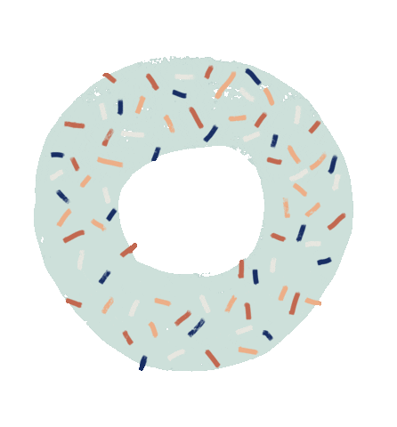 Tea Time Donut Sticker