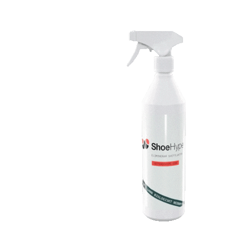 getshoehype_ giphyupload shoes spray skor Sticker