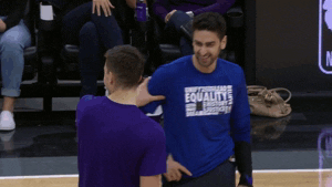 lets go hug GIF by NBA