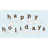 University Center Christmas Sticker by Lehigh University