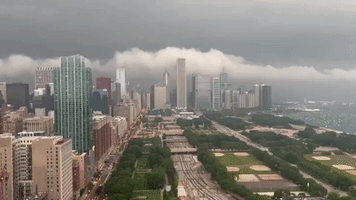 Severe Tornado-Warned Storm Hits Metropolitan Chicago
