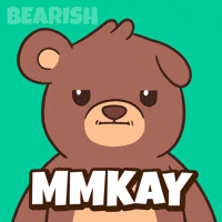 Teddy Bear Ok GIF by BEARISH