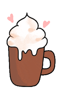 Hot Chocolate Coffee Sticker by Piskota