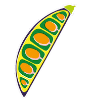 Peas Sticker by Penguin Books UK