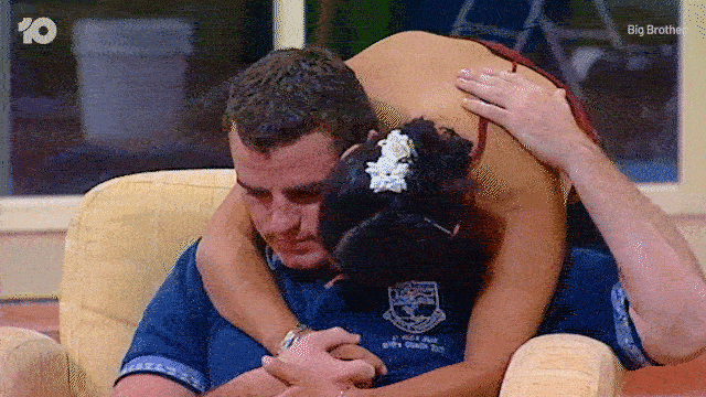 Sad Kiss GIF by Big Brother Australia