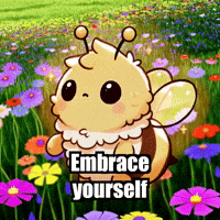 Acceptance Embrace Yourself GIF by Beelightened