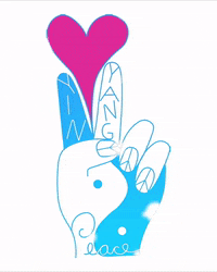 atodezign love amor peace balance GIF