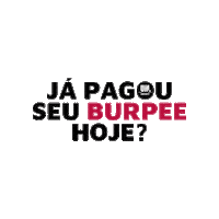 Burpee Sticker by UM CrossFit