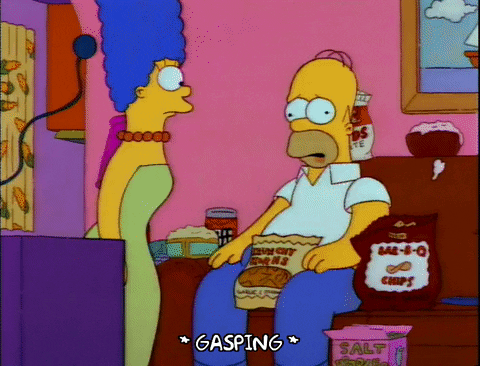 Gasping Season 3 GIF by The Simpsons
