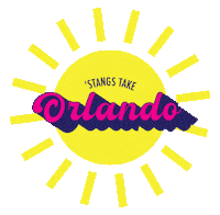 Sun Orlando Sticker by Mustang Cheer