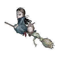 Halloween Witch Sticker