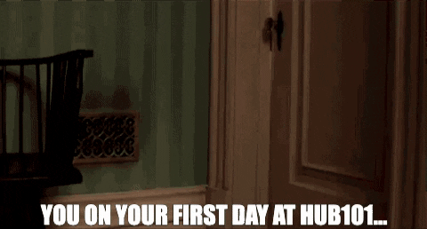 First Day Reaction GIF by Hub101