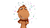 kid monkey Sticker