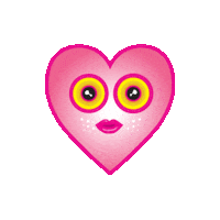 I Love You Kiss Sticker by Sloomoo Institute