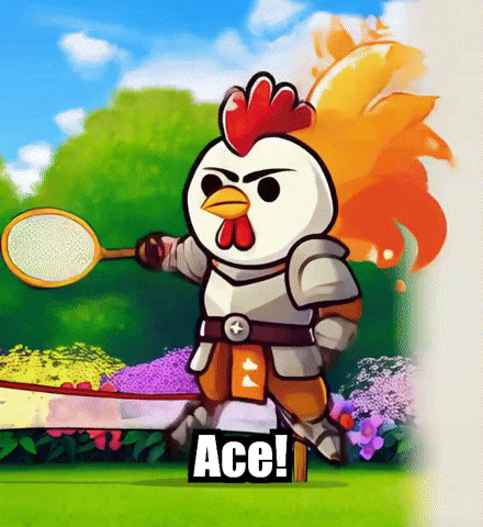 Ace Badminton GIF by Zorooster