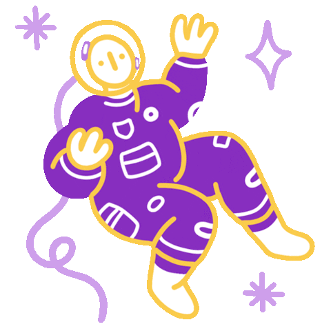Astronaut Astro Sticker by AvalonLewis