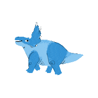 Jurassic Park Dinosaur Sticker by BABAUBA