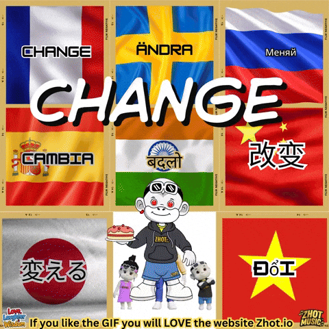 Change Cambiar GIF by Zhot Music