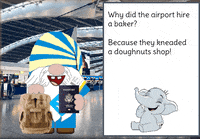 Leaving On A Jet Plane Gnome GIF